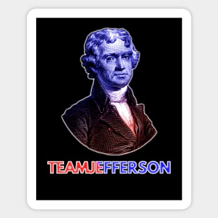 Team Jefferson #4 (Large Design) Sticker